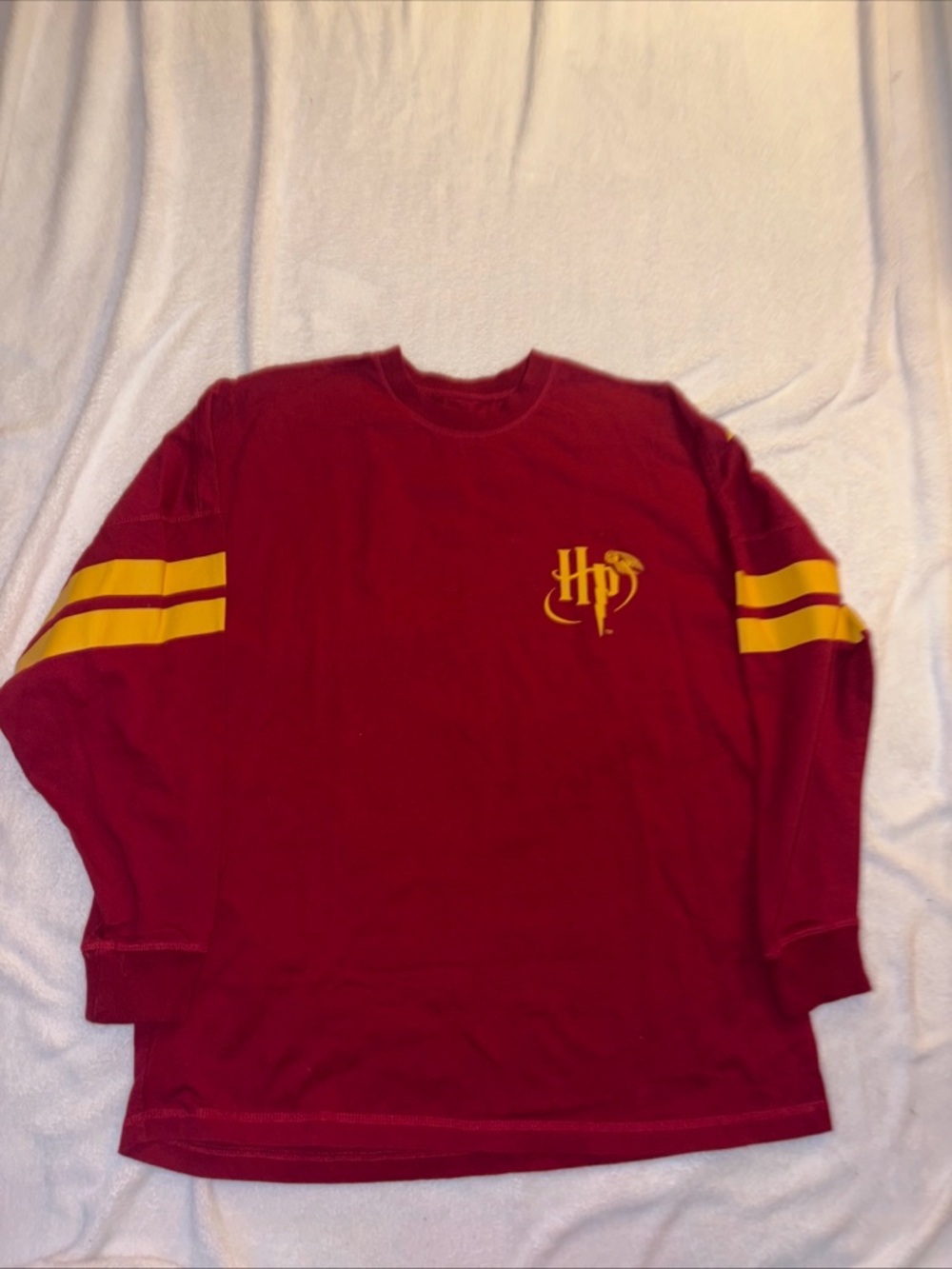 Harry Potter Spirit Jersey Adult Med Wizardly World Universal Studios Burgundy